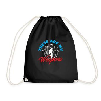 Barber Homme Coiffeur Coiffeur - Sac de sport léger - noir - Devant
