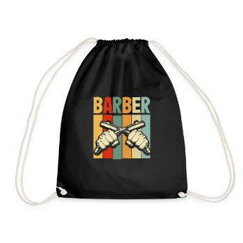 Barber Homme Coiffeur Coiffeur - Sac de sport léger - noir - Devant