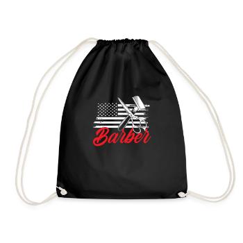 Barber Homme Coiffeur Coiffeur - Sac de sport léger - noir - Devant