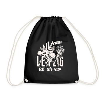 Mon Leipzig, je me loue sombrement - Sac de sport léger - noir - Devant