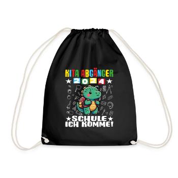 Sortants de la garderie 2024 Inscription à l’école 2024 - Sac de sport léger - noir - Devant