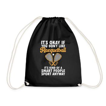Joueur de racquetball Racquetball - Sac de sport léger - noir - Devant