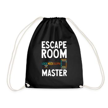 Escape Room - Turnbeutel - Schwarz - Vorne