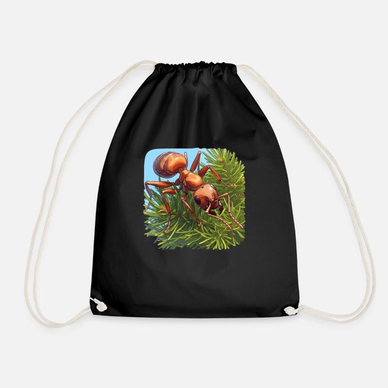 Ant Ameisen Ameise - Turnbeutel - Schwarz