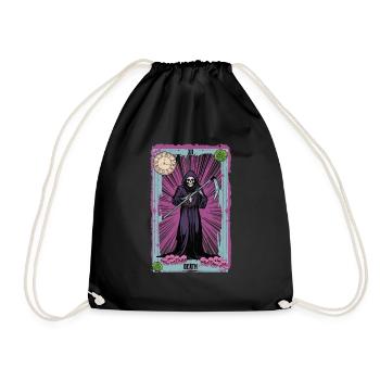 Death Kawaii Occulte Satanique Pastel Gothique - Sac de sport léger - noir - Devant