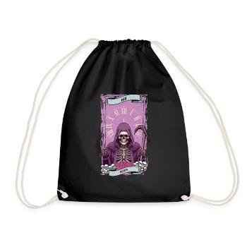 Tarot Kawaii Occulte Satanique Pastel Gothique - Sac de sport léger - noir - Devant