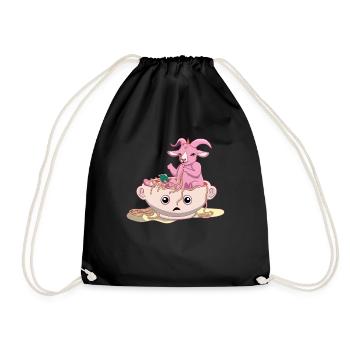 Nouilles Baphomet Occulte Satanique Pastel Gothique - Sac de sport léger - noir - Devant