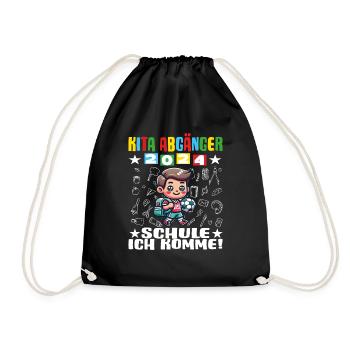 Sortants de la garderie 2024 Inscription à l’école 2024 - Sac de sport léger - noir - Devant