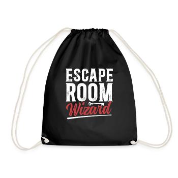Escape Room - Turnbeutel - Schwarz - Vorne