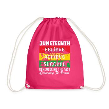 Juneteenth Is My Independence Day Black Pride - Turnbeutel - Fuchsia - Vorne
