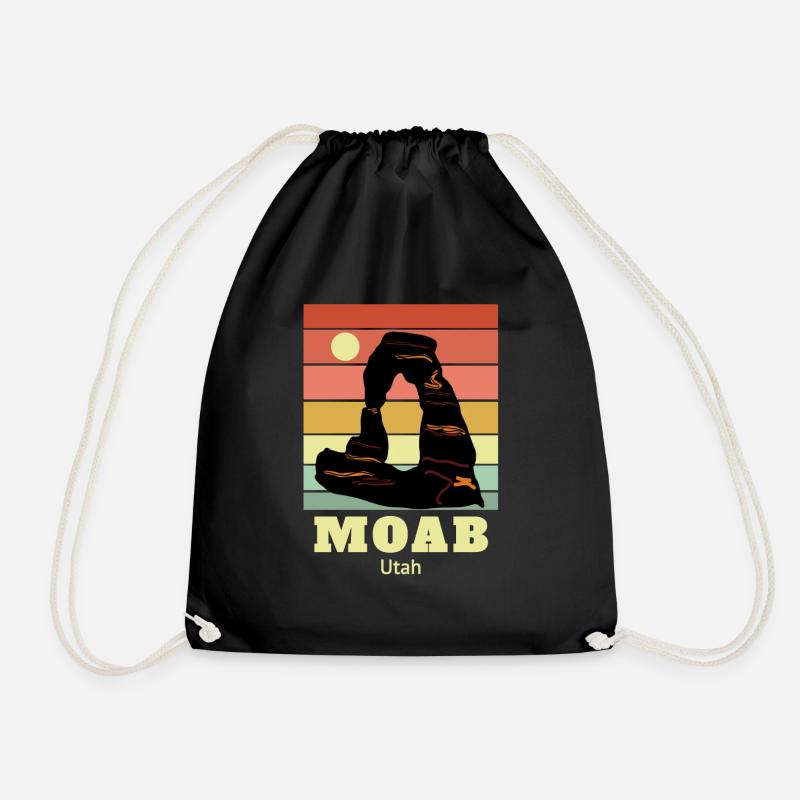 Moab Utah - Turnbeutel - Schwarz
