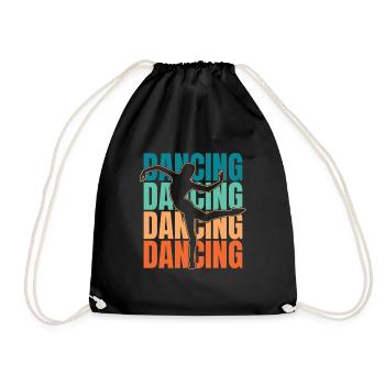 Dancing Dancers - Drawstring Bag - black - Front