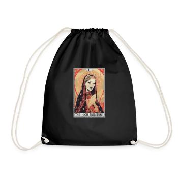 Carte de tarot La Grande Prêtresse La Grande Prêtresse - Sac de sport léger - noir - Devant