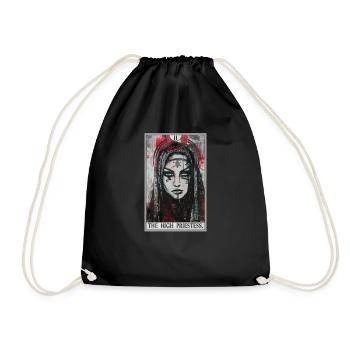 Carte de tarot La Grande Prêtresse La Grande Prêtresse - Sac de sport léger - noir - Devant