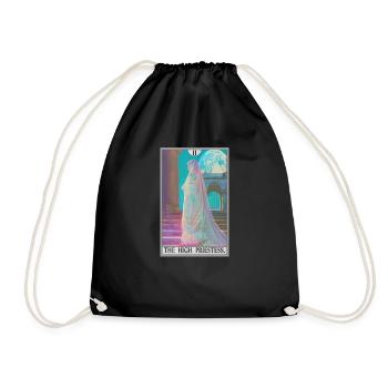 Carte de tarot La Grande Prêtresse La Grande Prêtresse - Sac de sport léger - noir - Devant