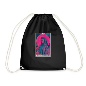 Carte de tarot La Grande Prêtresse La Grande Prêtresse - Sac de sport léger - noir - Devant