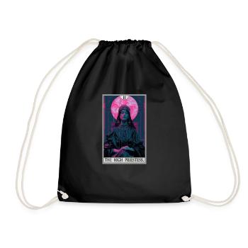 Carte de tarot La Grande Prêtresse La Grande Prêtresse - Sac de sport léger - noir - Devant