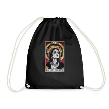 Carte de tarot La Grande Prêtresse La Grande Prêtresse - Sac de sport léger - noir - Devant