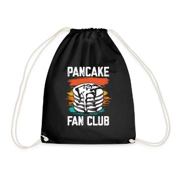 Pancake Breakfast Pancakes - Drawstring Bag - black - Front