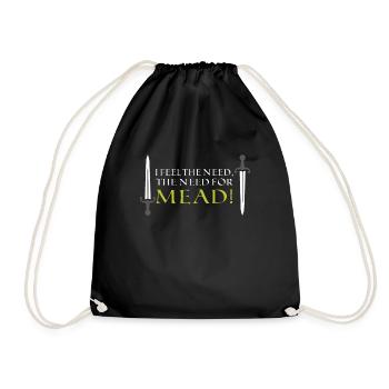 Je ressens le besoin de joute d’hydromel Ren Faire - Sac de sport léger - noir - Devant