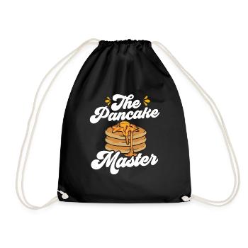 Pancake Breakfast Pancakes - Drawstring Bag - black - Front