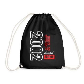 Anniversary Gift - Limited Edition July 2002 - Drawstring Bag - black - Front