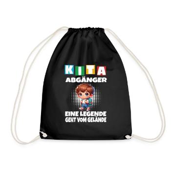 KITA Leavers School Enfant Inscription à l’école - Sac de sport léger - noir - Devant