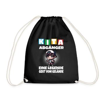 KITA Leavers School Enfant Inscription à l’école - Sac de sport léger - noir - Devant