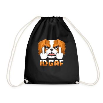 Roi Charles Cavalier Idgaf - Sac de sport léger - noir - Devant