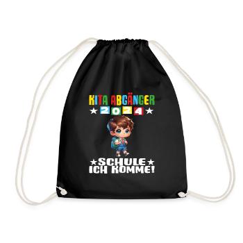 Daycare Leavers 2024 School Enrollment 2024 - Drawstring Bag - black - Front