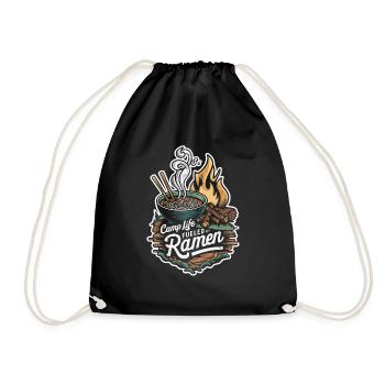Camping Amateurs de Ramen - Sac de sport léger - noir - Devant
