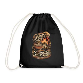 Camping Amateurs de Ramen - Sac de sport léger - noir - Devant