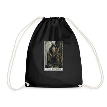 Cartes de tarot Carte de tarot L’Ermite L’Ermite - Sac de sport léger - noir - Devant