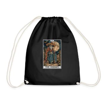 Cartes de tarot Carte de tarot L’Ermite L’Ermite - Sac de sport léger - noir - Devant