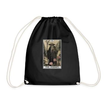 Cartes de tarot Carte de tarot L’Ermite L’Ermite - Sac de sport léger - noir - Devant