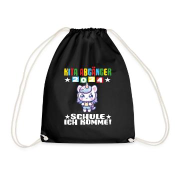 Daycare Leavers 2024 School Enrollment 2024 - Drawstring Bag - black - Front