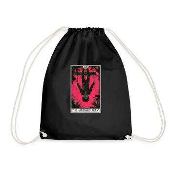 Carte de tarot Carte de tarot Le pendu - Sac de sport léger - noir - Devant