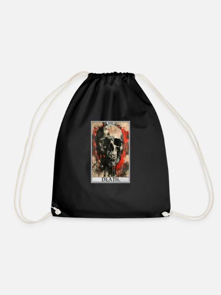Carte de Tarot, Carte de Tarot, Mort - Sac de sport léger - noir