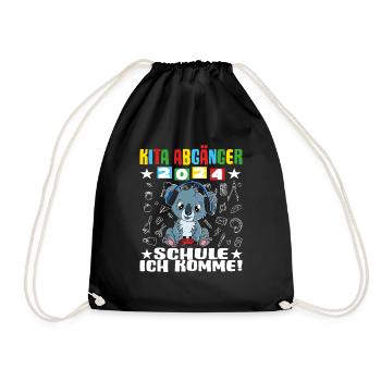 Daycare Leavers 2024 School Enrollment 2024 - Drawstring Bag - black - Front