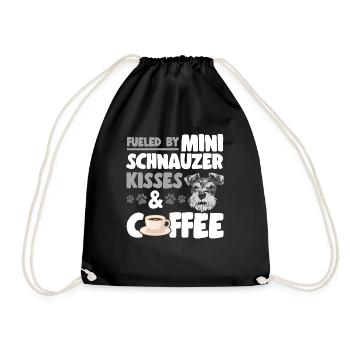 Schnauzer nain Chien Schnauzer - Sac de sport léger - noir - Devant