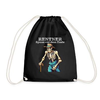 PENSIONERS Fun before the end - Drawstring Bag - black - Front