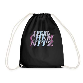 I FEEL CHEMNITZ - Drawstring Bag - black - Front