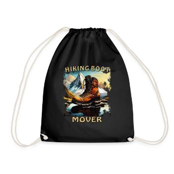 DÉMÉNAGEUR DE CHAUSSURES DE RANDONNÉE - Sac de sport léger - noir - Devant
