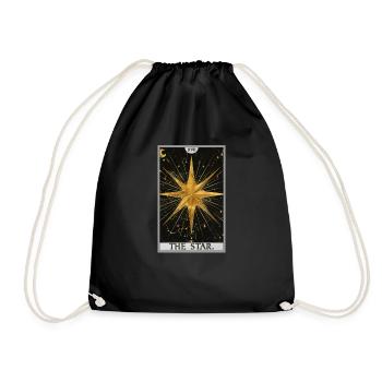 Cartes de tarot Carte de tarot L’étoile L’étoile - Sac de sport léger - noir - Devant