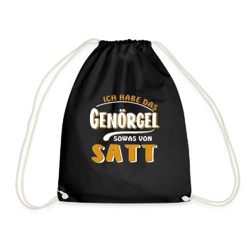 J’EN AI MARRE DES HARCÈLEMENTS - Sac de sport léger - noir - Devant