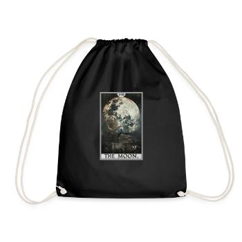Cartes de tarot Carte de tarot La Lune La Lune - Sac de sport léger - noir - Devant