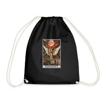 Tarot Cards Tarot Card 20 Judgment Court - Drawstring Bag - black - Front