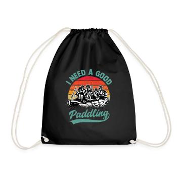 J’ai besoin d’un bon canoë en eau vive - Sac de sport léger - noir - Devant
