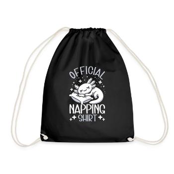Maison de Couchage Officielle Axolotl PJ Dormir - Sac de sport léger - noir - Devant