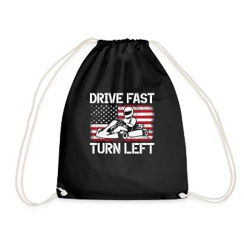 Go Kart Racing Kart Driver Enthusiast Kartier - Sac de sport léger - noir - Devant